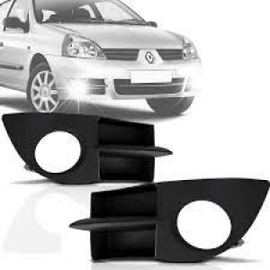 MOLDURA FAROL AUXILIAR CLIO 06/07/08/09/10/11/12 COM FURO DIREITO