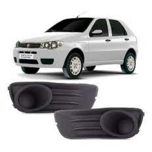 MOLDURA FAROL AUXILIAR PALIO/SIENA 10/11/12/136/14/15 CINZA SEM  FURO DIREITO