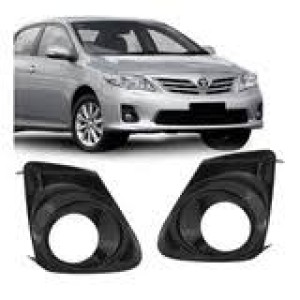 MOLDURA FAROL AUXILIAR COROLLA 12/13/14 COM FURO ESQUERDO