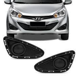 MOLDURA FAROL AUXILIAR HB20 12/13/14/15/16 SEM FURO DIREITO