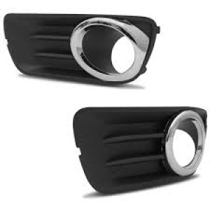 MOLDURA FAROL AUXILIAR PALIO/SIENA 10/11/12/136/14/15 COM FURO / COM FRISO CROMADO ESQUERDO