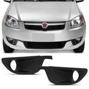 MOLDURA FAROL AUXILIAR SIENA 13/14 COM FURO ESQUERDO