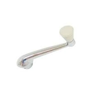 MANIVELA VIDRO FUSCA /70 CROMADO BOTAO BEGE - 20248