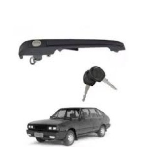 MAÇANETA EXT. PORTA PASSAT 77/88 PRETA C/CHAVE - 20455