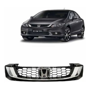 GRADE CIVIC 15/16/17 BLACK PIANO COM FRISO CROMADO