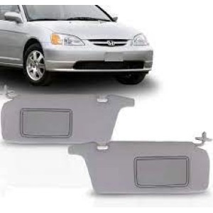 QUEBRA SOL CIVIC 01 /06 CINZA C/ ESPELHO LD