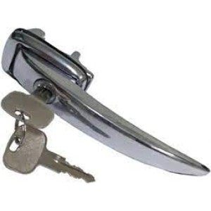 MAÇANETA EXTERNA PORTA KOMBI 1500 DIANT.C/CHAVE PRETA -CÓDIGO 20124