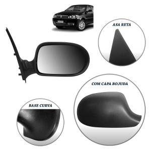 RETROVISOR PALIO FIRE 11/ 4P FIXO LD