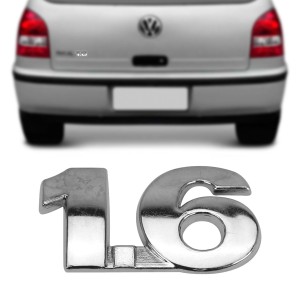 EMBLEMA (1.6) VW TODOS GIII 00/05 CROMADO