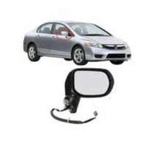 RETROVISOR NEW CIVIC 07/11 ELETRICO S/PISCA LD