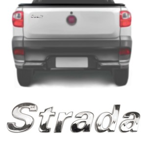 EMBLEMA (STRADA) FIAT STRADA 00/05 CROMADO