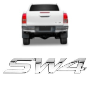 EMBLEMA (SW4) TOYOTA HILUX TODOS CROMADO