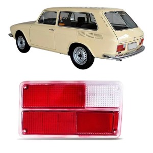 LENTE LANT.TRAS. VW VARIANT 73/77 VERMELHA LD