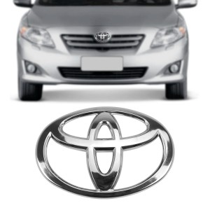 EMBLEMA PORTA MALA (LOGO TOYOTA) COROLLA 09/18 CROMADO