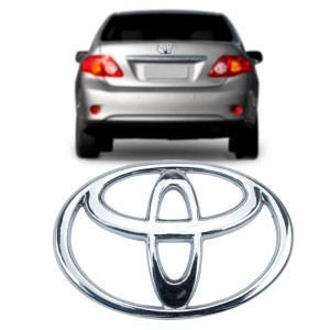 EMBLEMA (LOGO TOYOTA) COROLLA 93/02 PORTA MALAS CROMADO