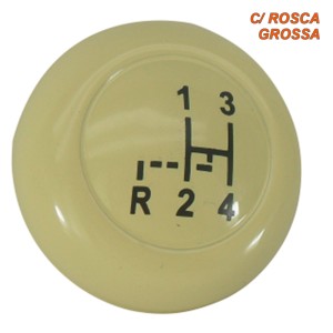 BOLA DE CAMBIO FUSCA /76 KARMANGHIA 64/71  4M MARFIM