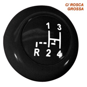 BOLA DE CAMBIO FUSCA /76 KARMANGHIA 64/71  4M PRETA