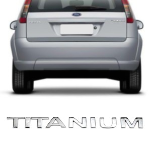 EMBLEMA (TITANIUM) FIESTA/ FOCUS TODOS CROMADO