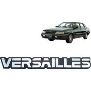 EMBLEMA (VERSAILLES) VERSAILLES TODOS CROMADO COM FUNDO PRETO