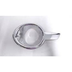 MOLDURA FAROL AUXILIAR PEUGEOT 208 14/17 COM FURO ESQ