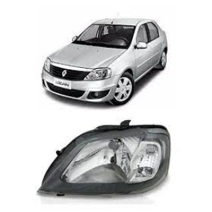 FAROL RENAULT LOGAN 07/10 ESQ MASC.CINZA