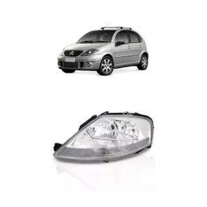 FAROL CITROEN C3 04/ MANUAL ESQUERDO