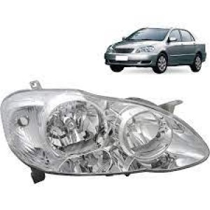 FAROL TOYOTA  COROLLA 05/06/07/08 DIREITO CROMADO