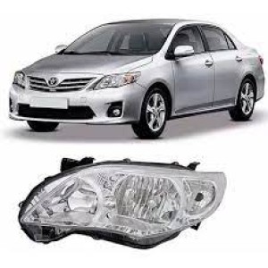 FAROL TOYOTA COROLLA 12/13/14 ESQUERDO CROMADO
