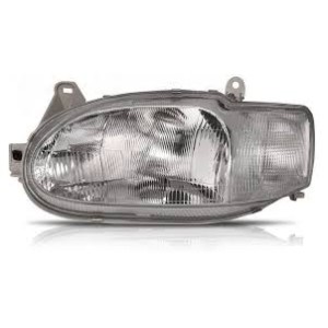 FAROL FORD ESCORT ZETEC 97/01 CARCACA CINZA ESQUERDO