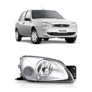 FAROL FORD FIESTA/COURIER 00/01/02 PISCA BRANCO DIREITO