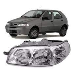 FAROL FIAT PALIO/STRADA/SIENA 01/02/03 CARCACA CINZA ESQ