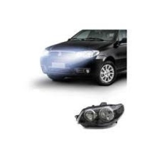 FAROL FIAT PALIO 04/15 MASC.NEGRA CANHAO CROM ESQ