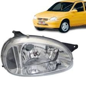 FAROL GM CORSA 00/10 CARCACA PRETA DIREITO ARTEB