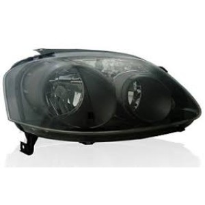 FAROL VW FOX 06/07/08/09/10 DUPLO MASCARA NEGRA DIREITO