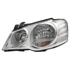 FAROL VW GOLF 08/09/10/11/12/13 CROMADO ESQUERDO