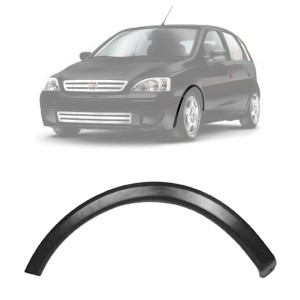 MOLDURA PARALAMA DIANT CORSA/MONT 03/12 ESQUERDO LISO