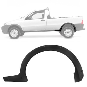 MOLDURA TRASEIRA STRADA 05/15 ESQUERDO