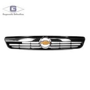 GRADE CORSA/MONTANA 08/09/10/11/12  PRETA COM FRISO CROMADO