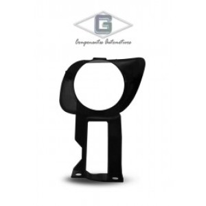 MOLDURA FAROL AUXILIAR PALIO/SIENA,STRADA 01/02/03/04/05  COM FURO DIREITO