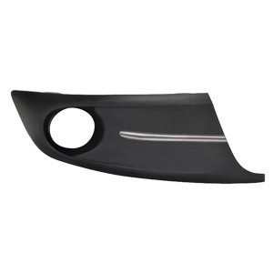 MOLDURA FAROL AUXILIAR FOX 10/11/12/13/14/15 COM FURO E FRISO CROMADO ESQUERDO