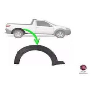 MOLDURA STRADA WORKING 14/20 CINZA DIANTEIRA DIREITO