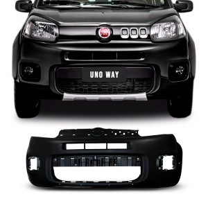 PARACHOQUE DIANTEIRO UNO DRIVE WAY 14/15/16 LISO COM FURO MOLDURA