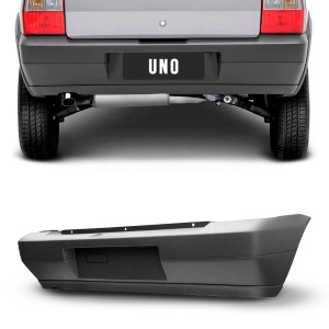 PARACHOQUE TRASEIRO UNO ECONOMY 08/09/10/11/12 CINZA TEXTURA
