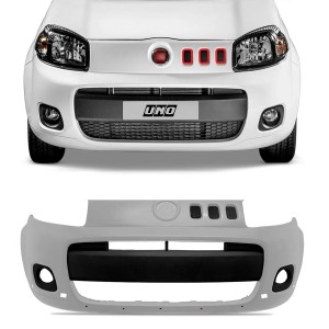 PARACHOQUE DIANTEIRO UNO VIVACE SPORTING 11/12/13/14 PRIMER PARCIAL COM FURO MILHA COM FURO MOLDURA