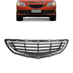 GRADE INFERIOR ONIX 13/14/15/16 PRETA COM FRISO CROMADO