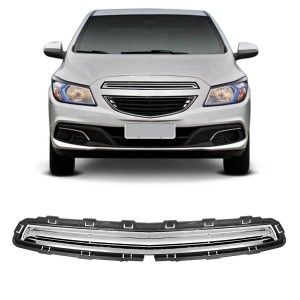 GRADE SUPERIOR ONIX 13/14/15/16 PRETA COM FRISO CROMADO