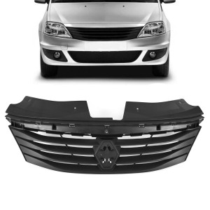 GRADE LOGAN 12/13/14 PRETA COM FRISO CROMADO