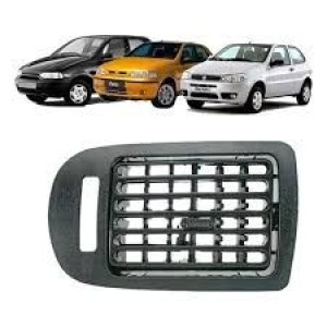 GRADE DIFUSOR AR PALIO/SIENA 96/97/98/99/00 LATERAL DIREITO CINZA