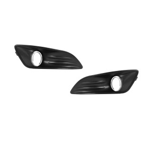 MOLDURA FAROL AUXILIAR NEW FIESTA 14/15/16/17 COM FURO MILHA ESQUERDO