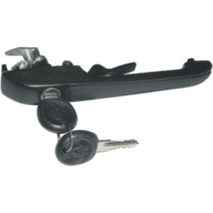 MAÇANETA EXT. PORTA GOL /86 FRISO PRETO C/CHAVE LD - 20402